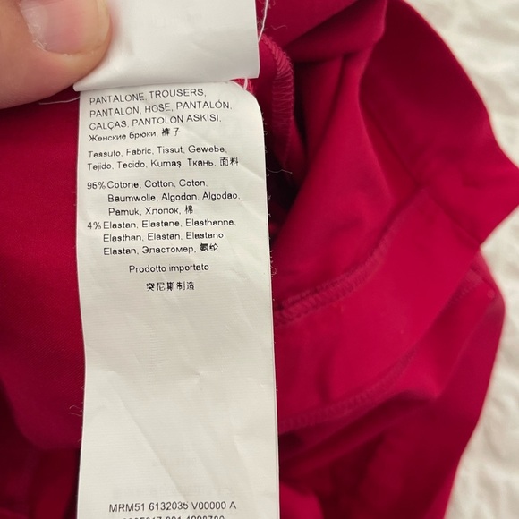 Marina Ronaldi casual red pants - Picture 7 of 8